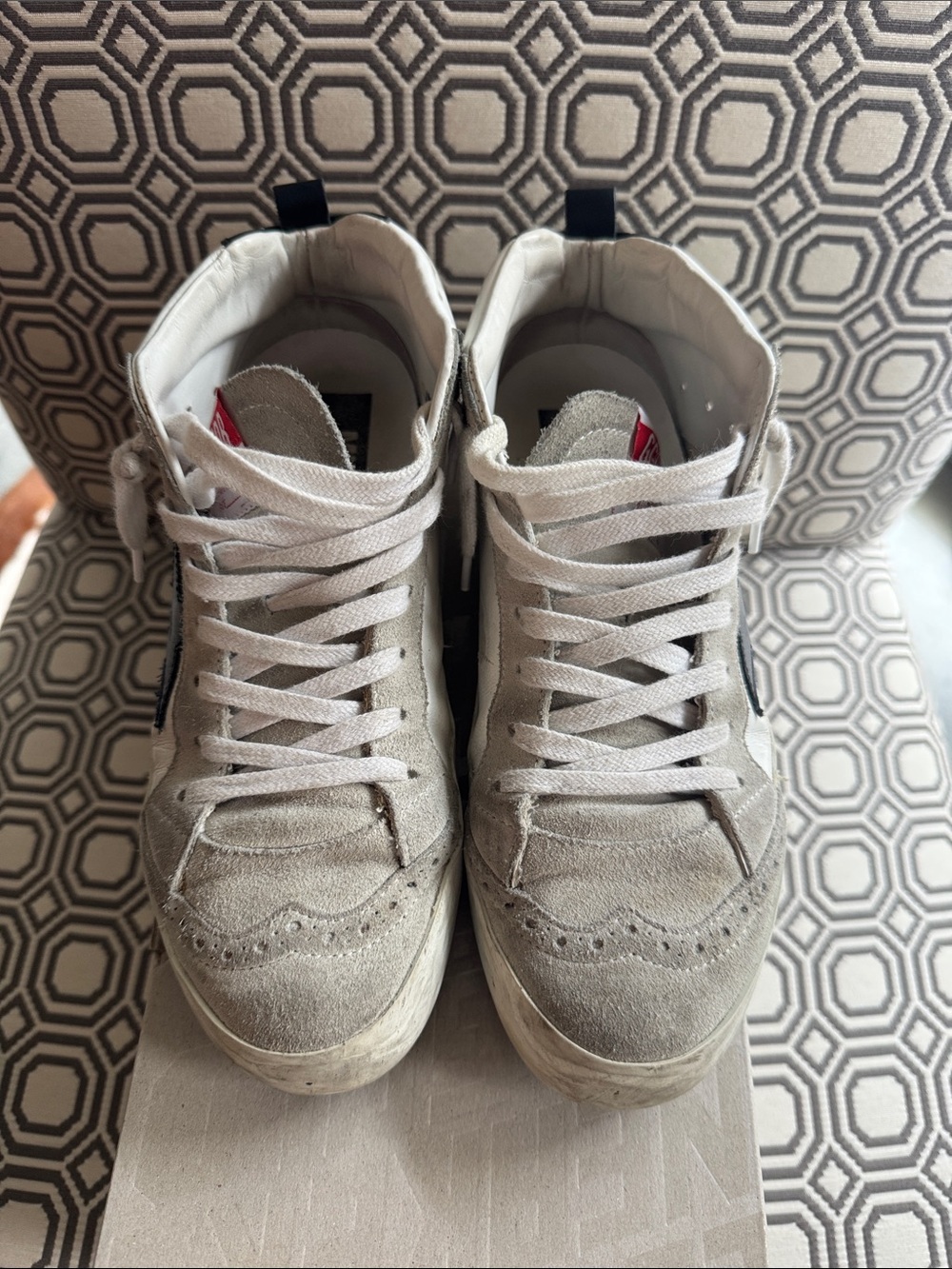 Golden Goose Midstar navy and leopard private edition - Picture 2 of 10